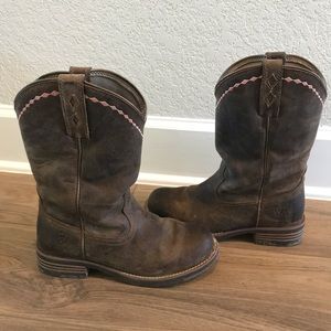 unbridled roper western boot